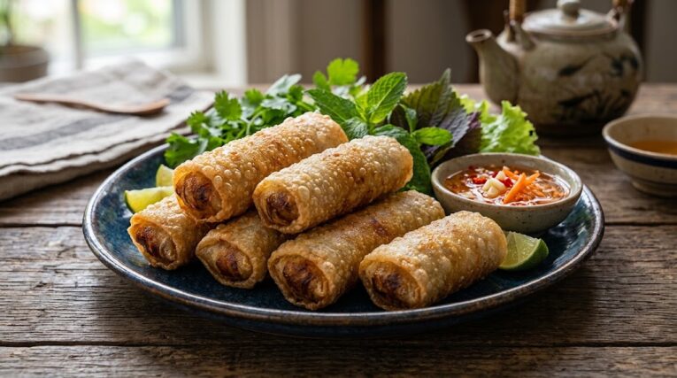 Chả Giò Tôm Phô Mai