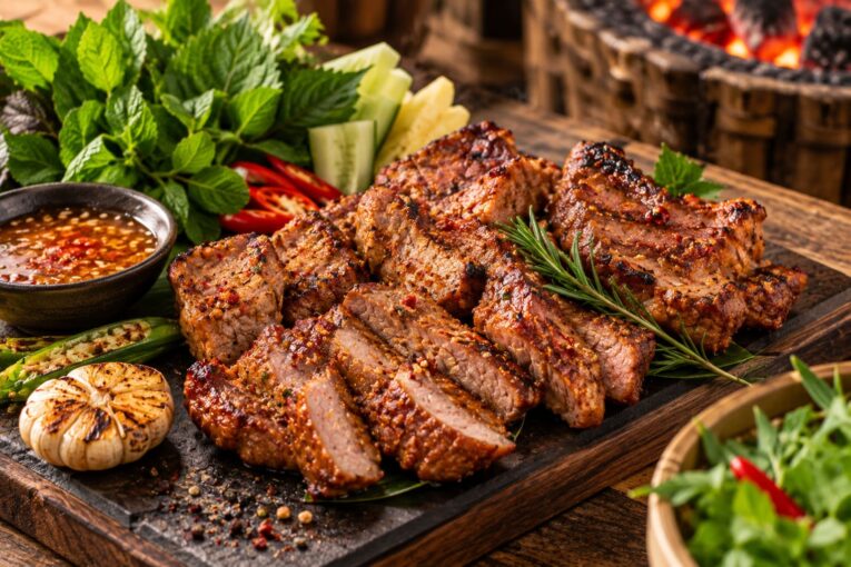cách ướp thịt dê nướng