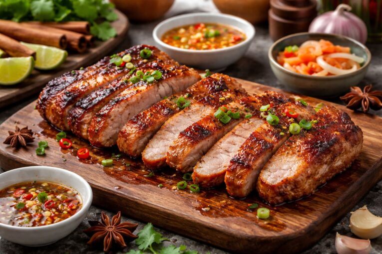 cách ướp thịt nướng ngũ vị hương