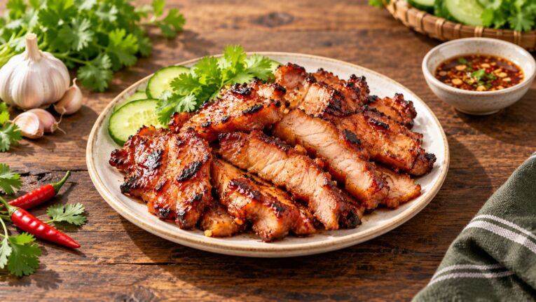 cách ướp thịt heo nướng