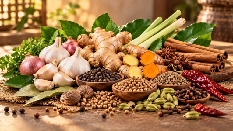 các loại gia vị tạo mùi thơm